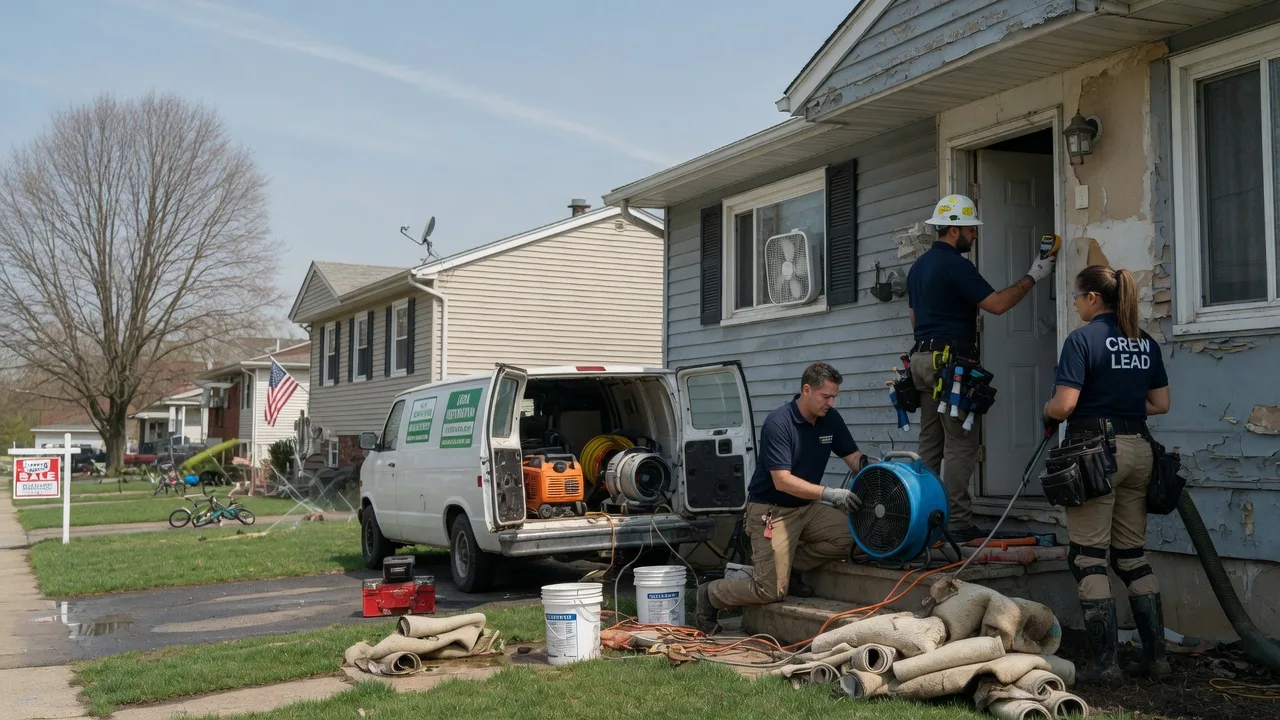 Flood Cleanup in Lincoln University, PA near me